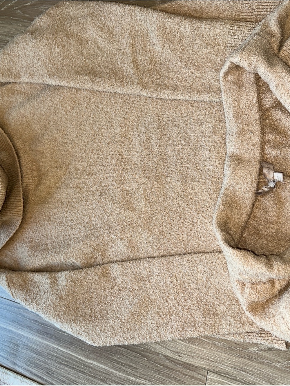Barefoot Dreams Soft Cream Cowl Neck Sweater Set - Picture 9 of 11
